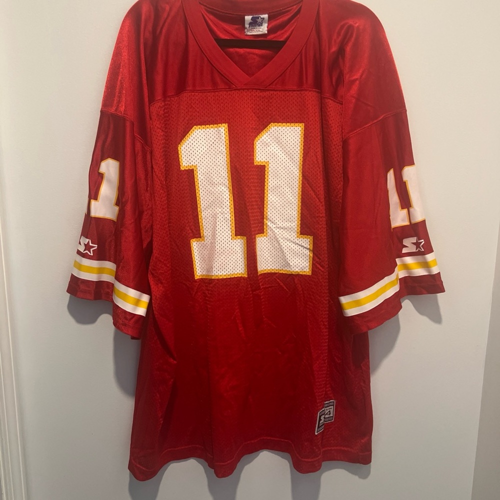 Kansas City Chiefs Elvis Grbac Vintage Jersey Men’s 54 XXL Starter 90s